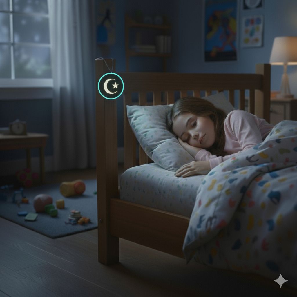 CRESCENT MOON  - LED PROTECTION PENDANT