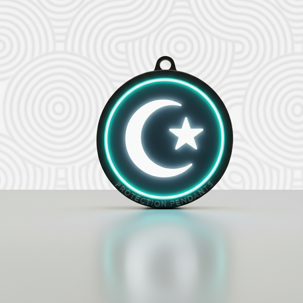 CRESCENT MOON  - LED PROTECTION PENDANT