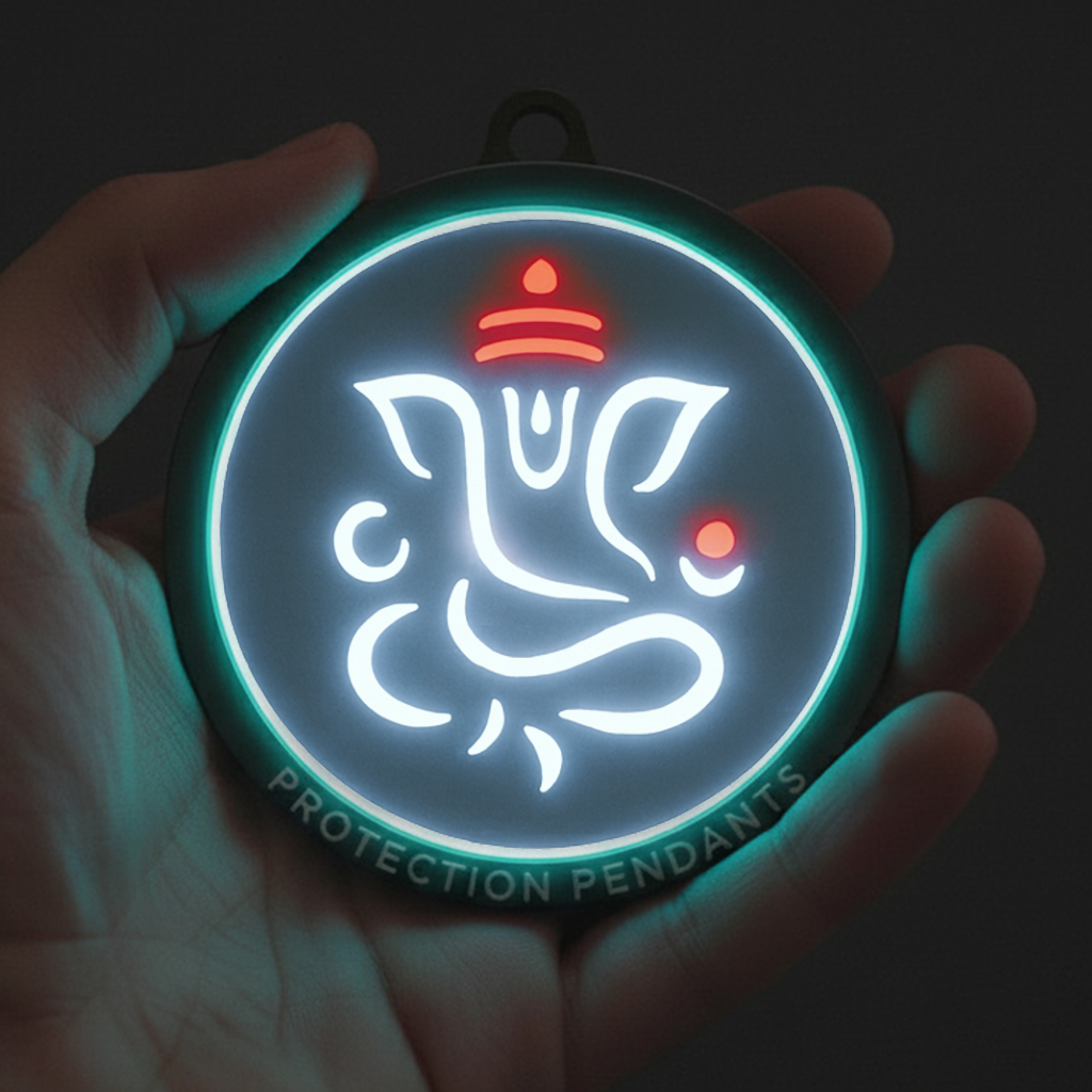 GANESHA- - LED PROTECTION PENDANT